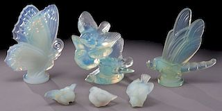 (6) Pcs. Sabino opalescent crystal,