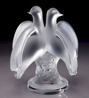 Lalique Double Doves.