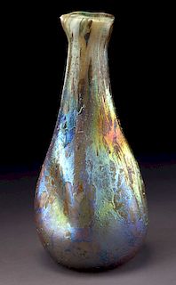 Tiffany cypriot glass vase,