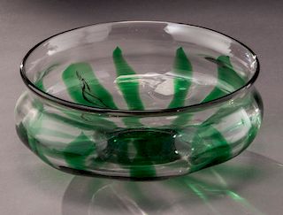 Tiffany paperweight glass bowl,