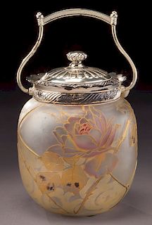Mt. Washington Royal Flemish cracker jar