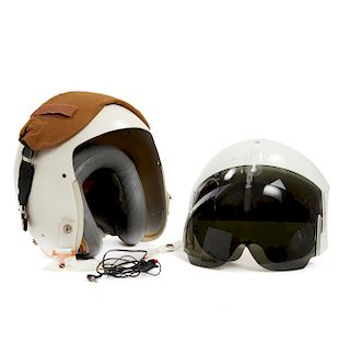Unassembled U.S. Air Force Flight Helmet