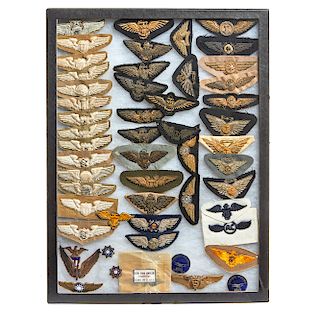 22 Bullion Embroidered Wings, a Metal Flight Surgeon's Wing, Early Republican Chinese Wings and More