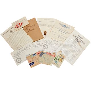 Documents and Letters of U.S. Army pilot G.W. Hayes