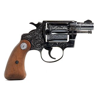 Factory Engraved Colt Detective Special 