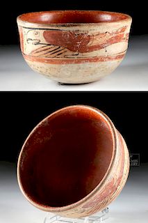 Maya Pottery Vessel with Eagle