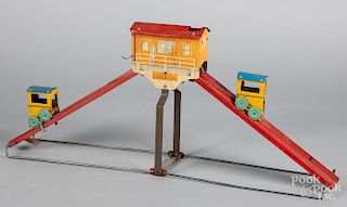 Wolverine tin Sunny Andy Cable Car marble toy