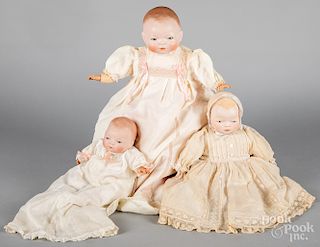 Three Grace Putnam bye-lo-baby dolls