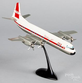 PSA Electra Jet plastic airplane model