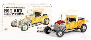 Japanese Alps tin lithograph battery operated car