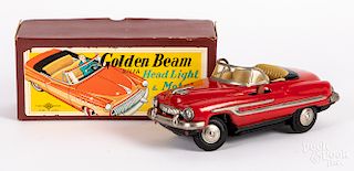 Japanese tin battery operated Golden Beam