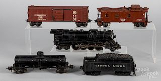 Lionel five-piece train set