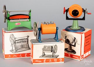 Three vintage Wilesco steam toy accessories