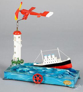 Tucher & Walther ocean liner steam toy accessory