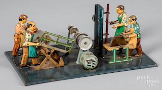 Arnold tin lithograph workshop steam toy accessory