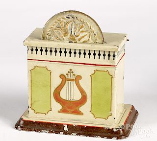 Painted musical orchestra box steam toy accessory