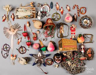 Collection of vintage Christmas ornaments