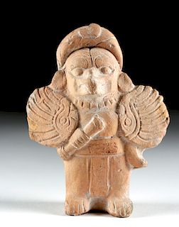 Maya Pottery Figural Whistle - Bird Man