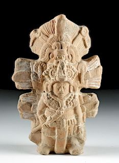 Maya Pottery Whistle - Standing Warrior