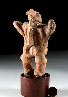 Rare Colima Pottery Standing Figure