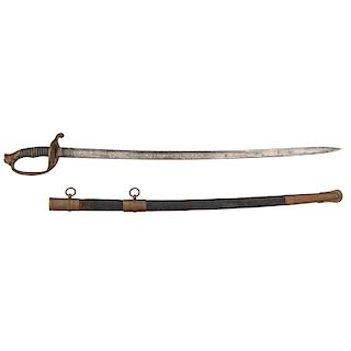 German Import U.S. Model 1850 Foot Officers Sword