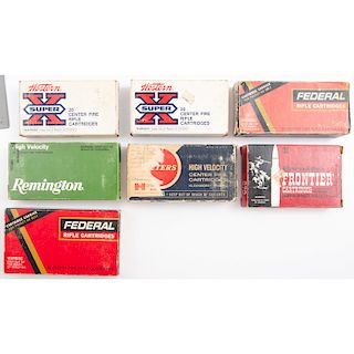 Seven Boxes Of Rifle Cartridges