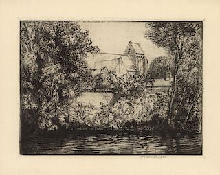 MacLaughlan - River Song Number Three - Original, Signed Etching