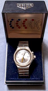 Heuer Regatta Swiss Made Wrist Watch Original Box