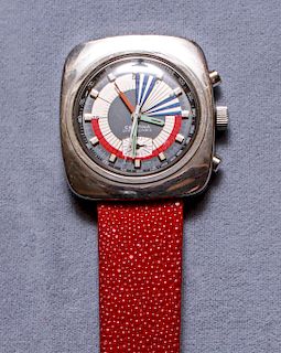 Certina Chronolympic Stainless Steel Watch c. 1975