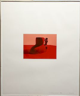 Ken Price Color Figurine Cup I, 1970 Lithograph