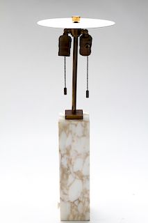 Robsjohn-Gibbings / Hanson Mid-Century Marble Lamp