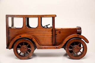 Antique Touring Sedan Wood Carving, Vermont