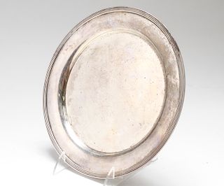 Shreve Crump & Low Co. Sterling Silver Salver