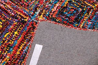 Colorful Rag Rug, Doormat, 2' 1" x 3'