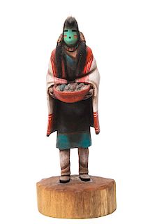 Jonathan Day, Hopi Kachina "Blue Corn Maiden" doll