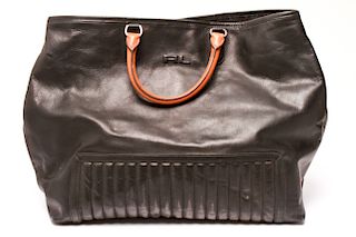 Ralph Lauren Men's Black Leather Bag
