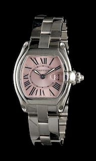 A Stainless Steel Ref. 2675 Roadster Wristwatch, Cartier,