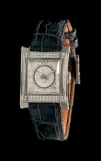 A Stainless Steel and Diamond Ref. 727 Wristwatch, Bedat & Co.,