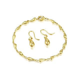 Elsa Peretti Tiffany & Co. Teardrop Earring and Bracelet Set