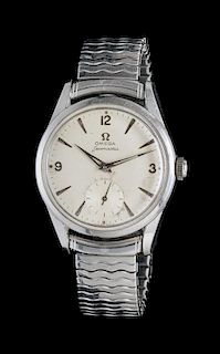 A Stainless Steel Seamaster Wristwatch, Omega,