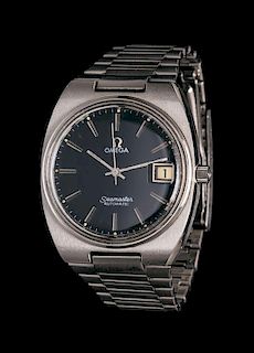 A Stainless Steel Seamaster Wristwatch, Omega, Circa 1970,