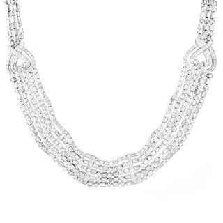 30.50ct Diamond and 18K Gold Necklace