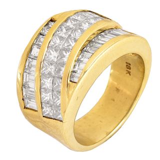 3.45ct TW Diamond and 18K Gold Ring