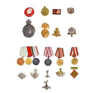 Military Pins, Badges, and Medals
