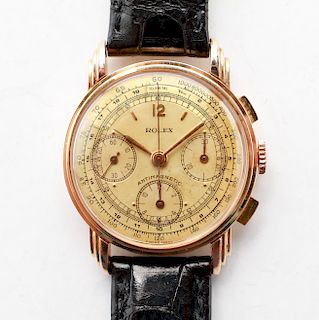 Art Deco Rolex 18K Gold Antimagnetic Men's Watch