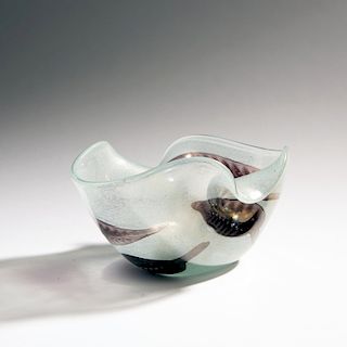 Angelo Barovier, 'Glauco' bowl, c. 1953