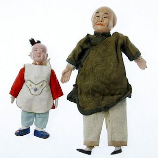 Two Chinese dolls.