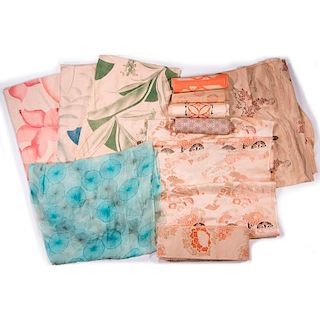 A collection of Japanese fabrics.