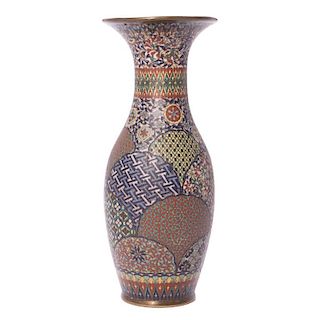 19th century Japanese cloisonne vase.