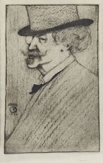 HASKELL, Ernest. Etching. "Whistler".